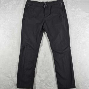 Roark Layover Pants Men's 38x30 Black Slim Straight Stretch Hiking Outdoor